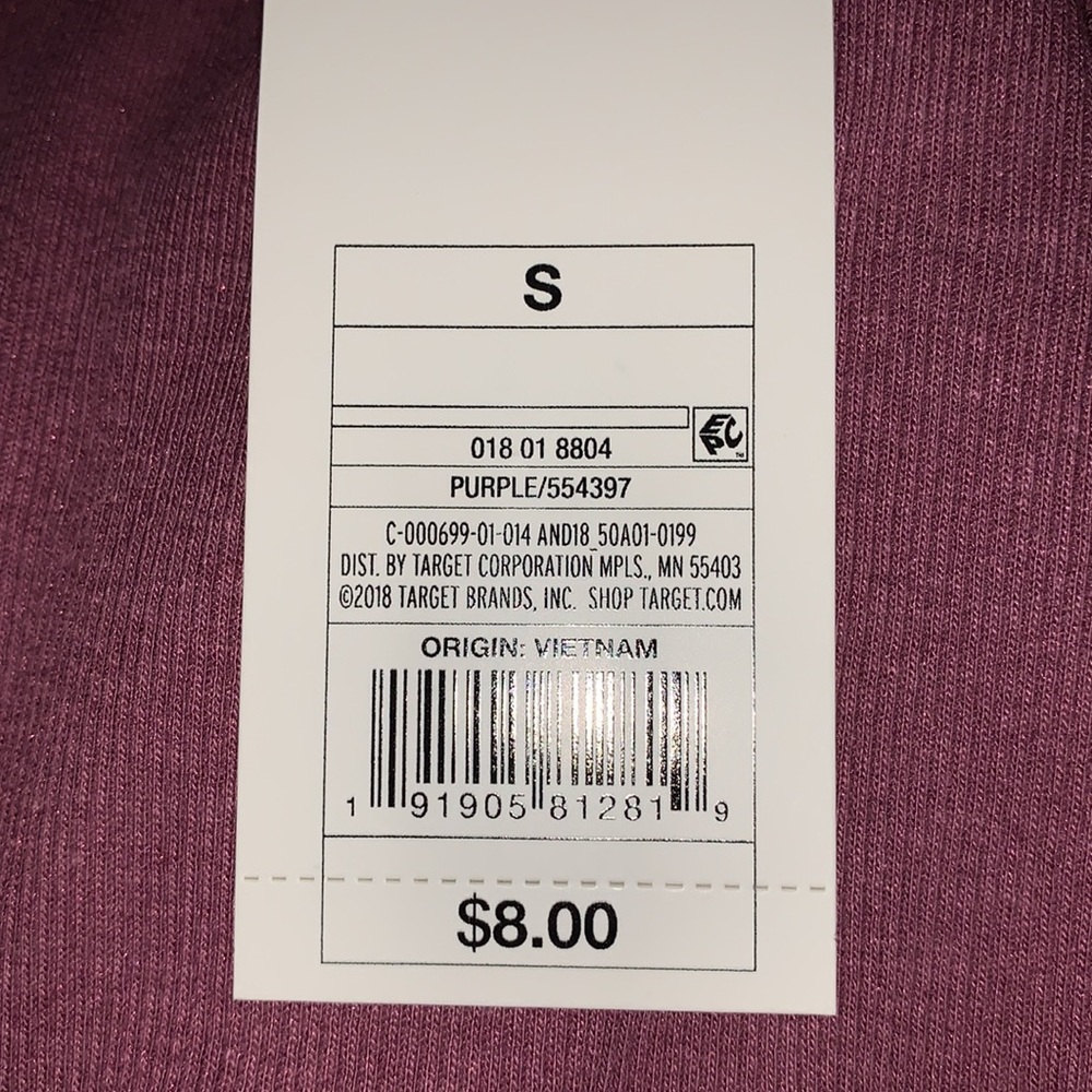 A NEW DAY NWT Light Purple color Size S sleeveless - Picture 6 of 6